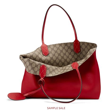 gucci guccioli tote|gucci reversible tote uk.